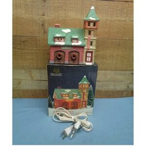 Holiday Expressions Dickens Collectable Christmas Village FIRE STATION